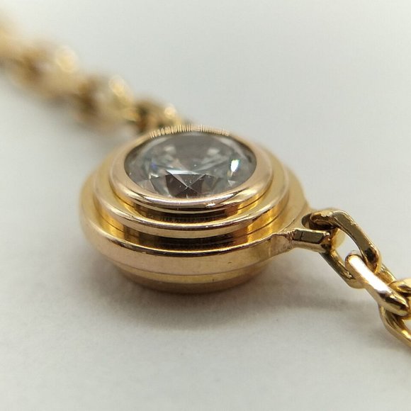 CARTIER D'AMOUR NECKLACE Diamond 18K Rose Gold - Picture 9 of 14